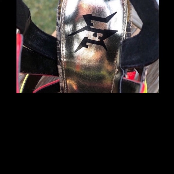 LFL multi color candy heels 80s inspired - Picture 8 of 8